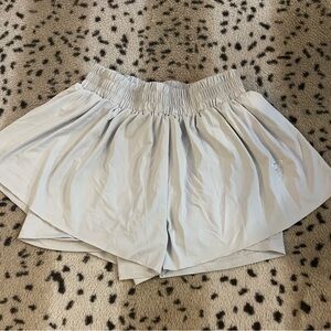 SHEIN Gray Athletic Shorts Elastic Waist Lightweight